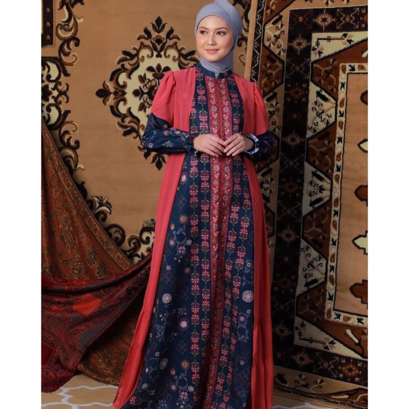 Zoya Gamis Muslim Wanita Terbaru Lebaran 2023 Mosqa Dress