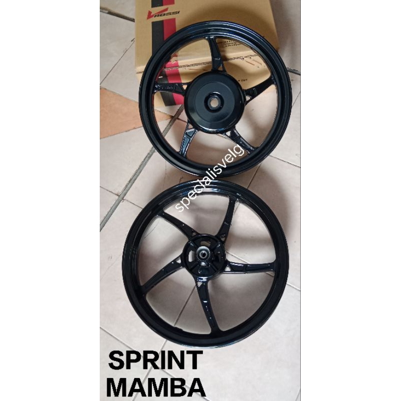 VELG PRLAK RACING V ROSSI MAMBA PALANG 5 VARIO 110 KARBU/FI BEAT KARBU BEAT FI BEAT ESP/DELUXE SCOOP