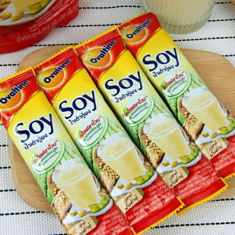 

Susu Kacang Kedelai Ovaltine soy milk powder Thailand sachet ecer