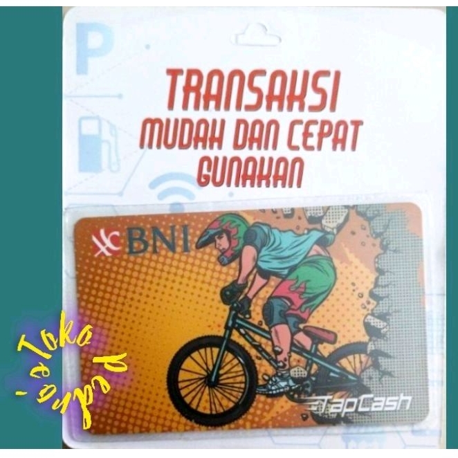 BNI Tapcash Design Sepeda /Like eMONEY eTOLL Flazz or Brizzi