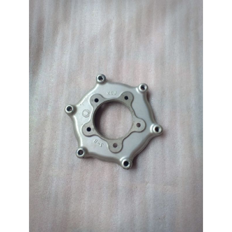 dudukan adaptor breket piringan cakram depan tiger lama KCJ oem NOS
