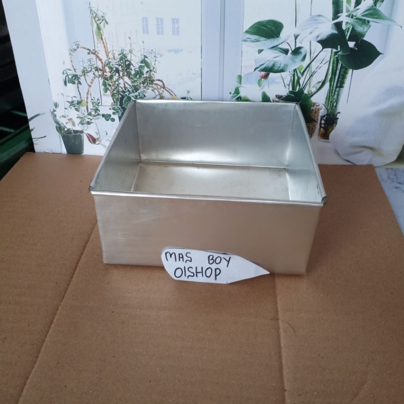 Loyang Kue Bolu Tart Kotak Diameter 14 cm / Cetakan Kue