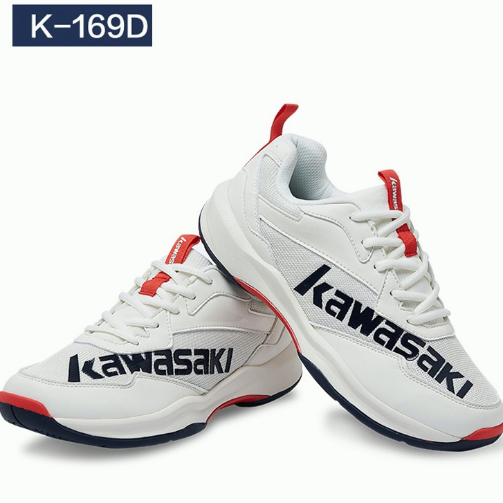 Sepatu badminton kawasaki terbaru breathable anti slip 100% Original
