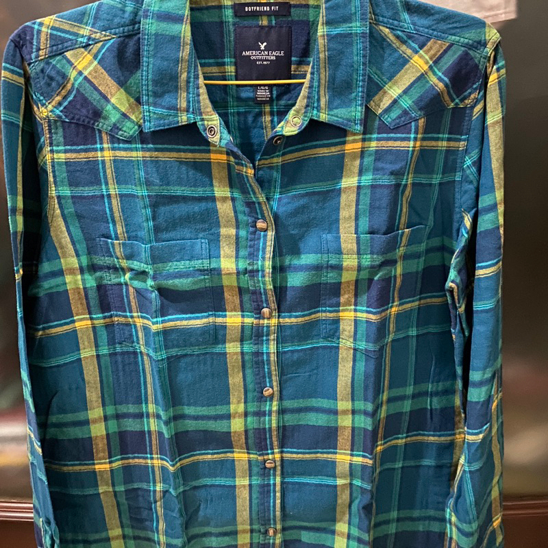 kemeja flannel american eagle