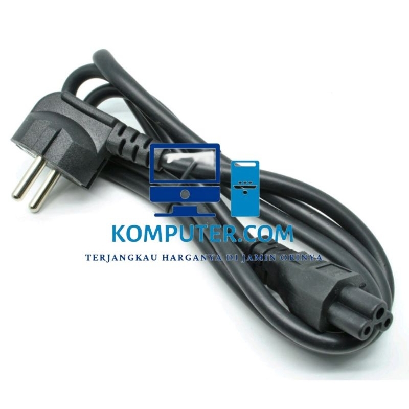 Kabel power Laptop 3 Lubang tebal