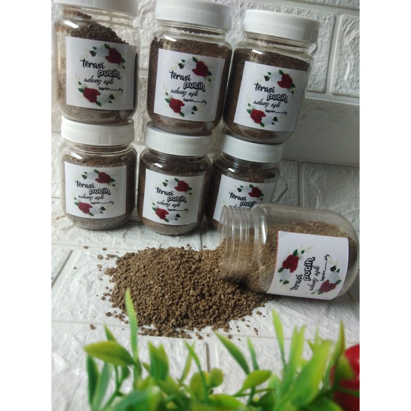 

Terasi Putih Udang Asli Kemasan Toples