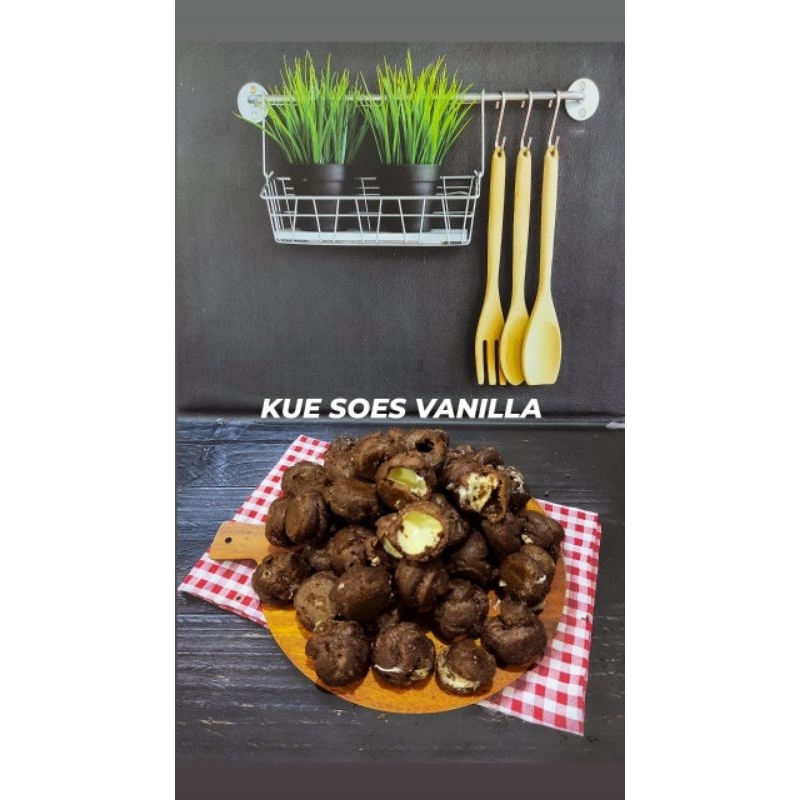 

kue soes vanilla