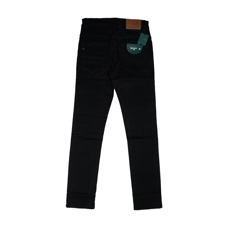 KRGR - CELANA PANJANG JEANS HITAM PEKAT DISTRO/FASHION SLIM FIT