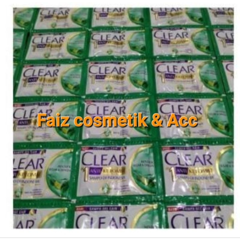 Shampo Clear Sachet / Rencengan [ isi 12 piz ] Original