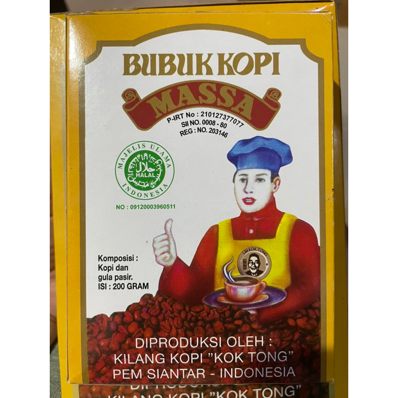 

bubuk kopi koktong 200gr asli siantar