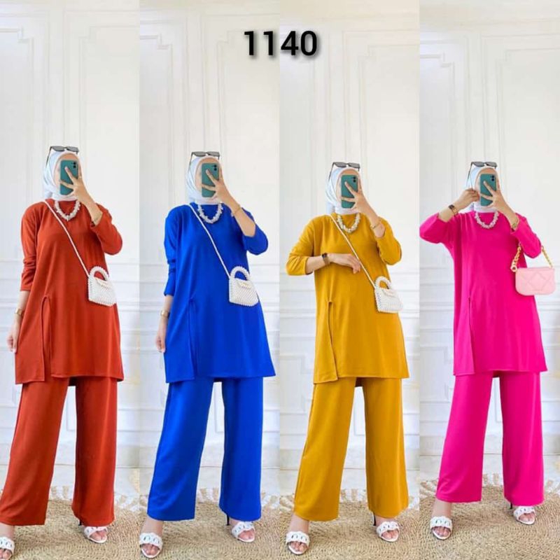Setcel Knit 0634 Terlaris / Setcel Jumbo / Oneset Jumbo / Setelan Viral / Setcel Viral / Oneset Vira