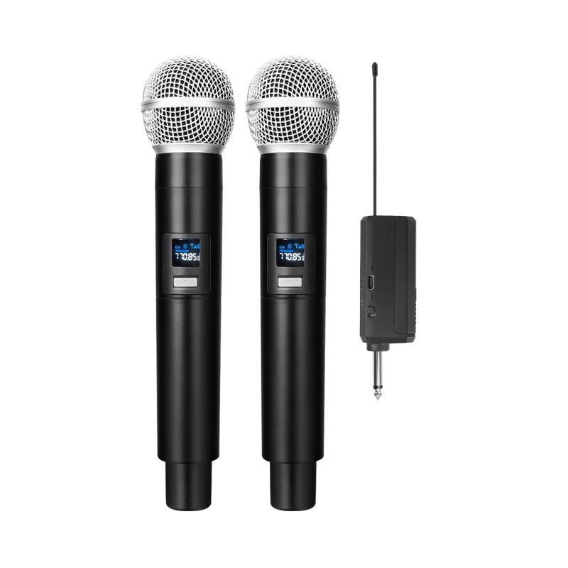 Microphone Profesional Wireless Mic Double (Dapat 2 Mic Bluetooth) #mic #micbluetooth #micwireless #mickaraoke #wireless