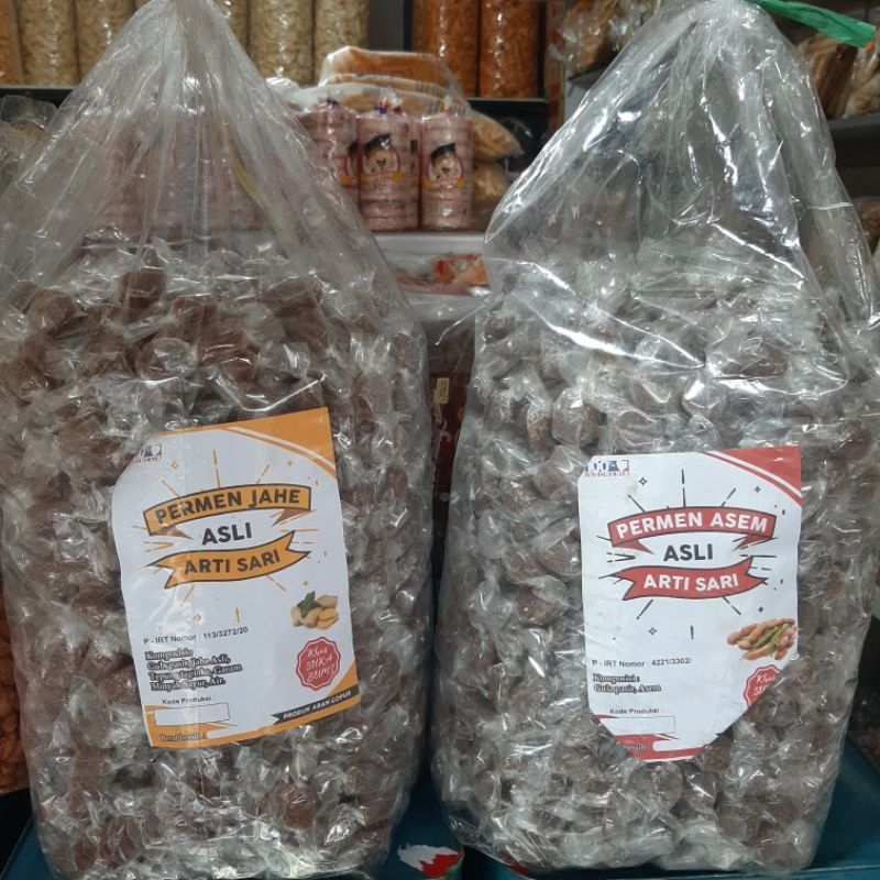 

PERMEN ASAM DAN JAHE ASLI 1/2KG( 500GR)/PERMENKILOAN