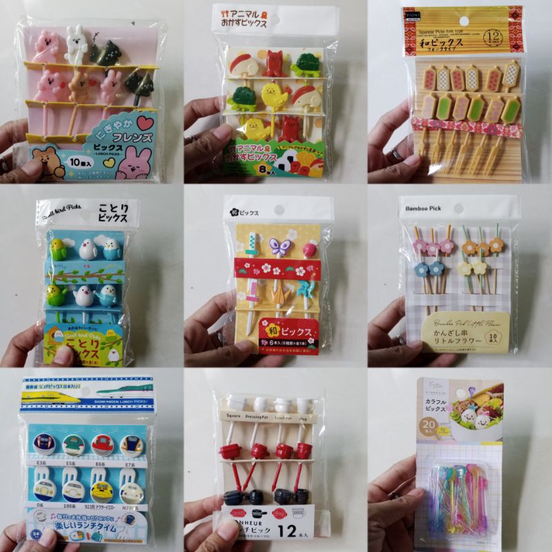 Daiso Seria Japan - food pick bento - Tusukan Bento