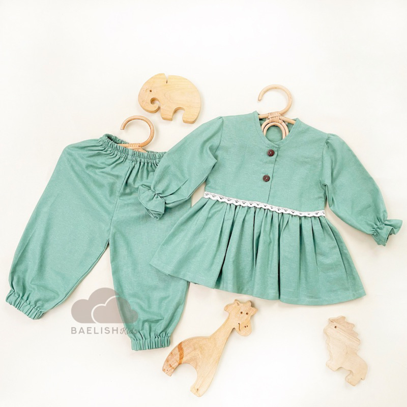MADINAH SET ( Baju Setelan Muslim Anak Perempuan & Bayi / One Set )