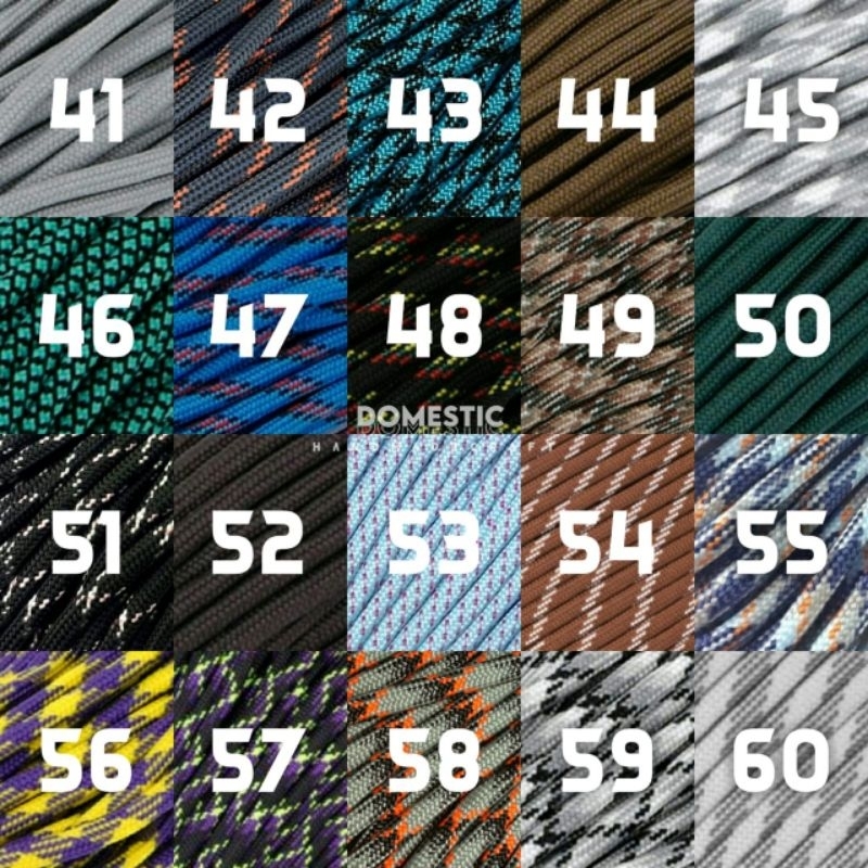 Lanyard pods paracord #4 gantungan id hp kalung simple Free Ring karet 13mm/20mm/40mm