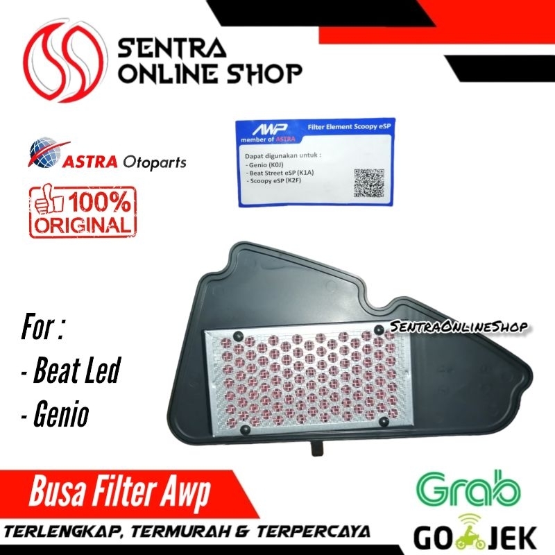 Busa filter udara beat led genio original astra awp