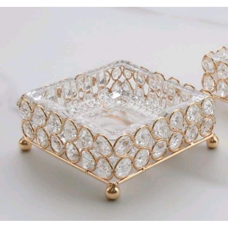 ASBAK ROKOK MEWAH KACA KRISTAL