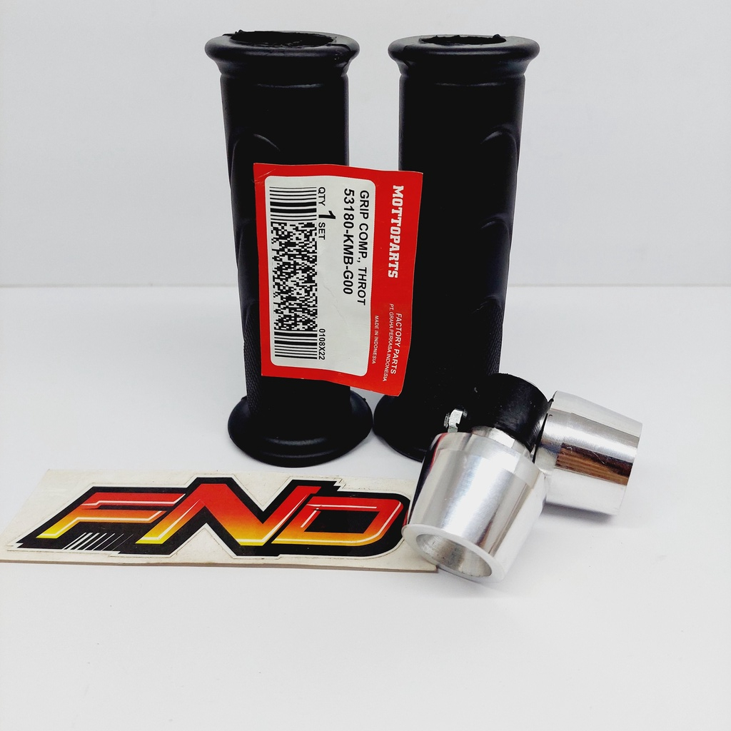 handfat handgrip honda set jalu stir kiri kanan sepasang universal semua motor