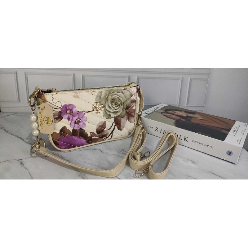 Tas wanita T0riy bunga flower vintage