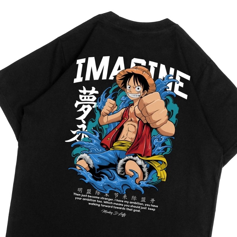 Imagineco Kaos Lengan Pendek &quot;Monkey D'luffy&quot;