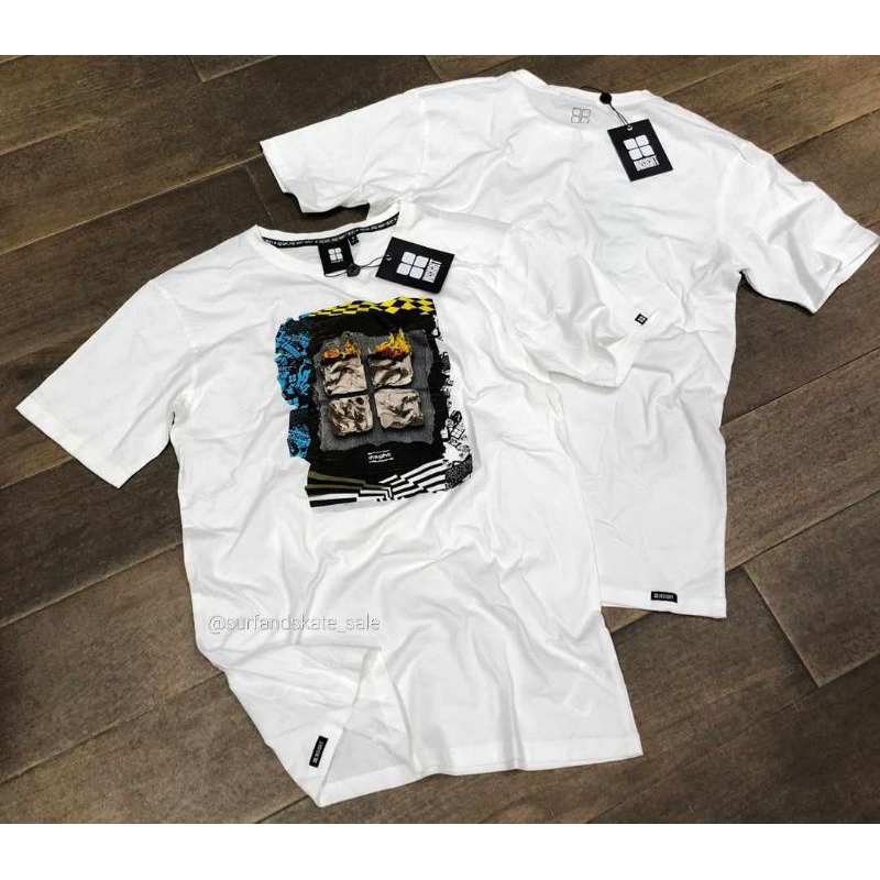 Kaos Insight Original New Arival IS301113 Trasher Tee White