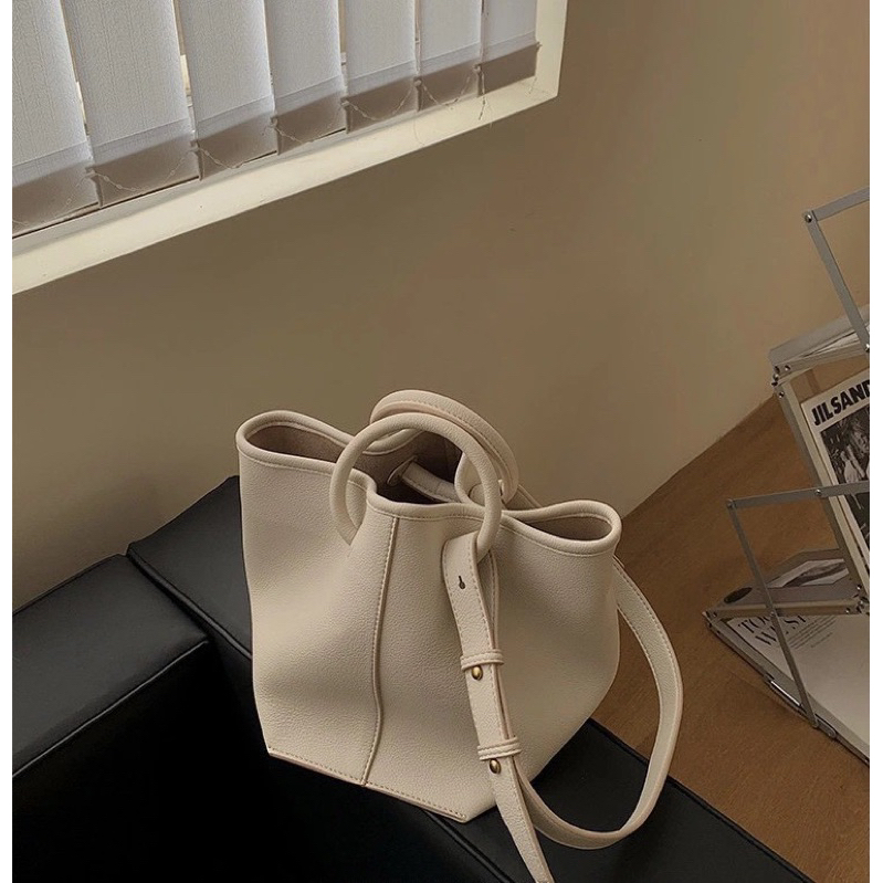 Tas Selempang Kulit Wanita Tas Bahu Cewek Bucket Tote Bag GF 8989