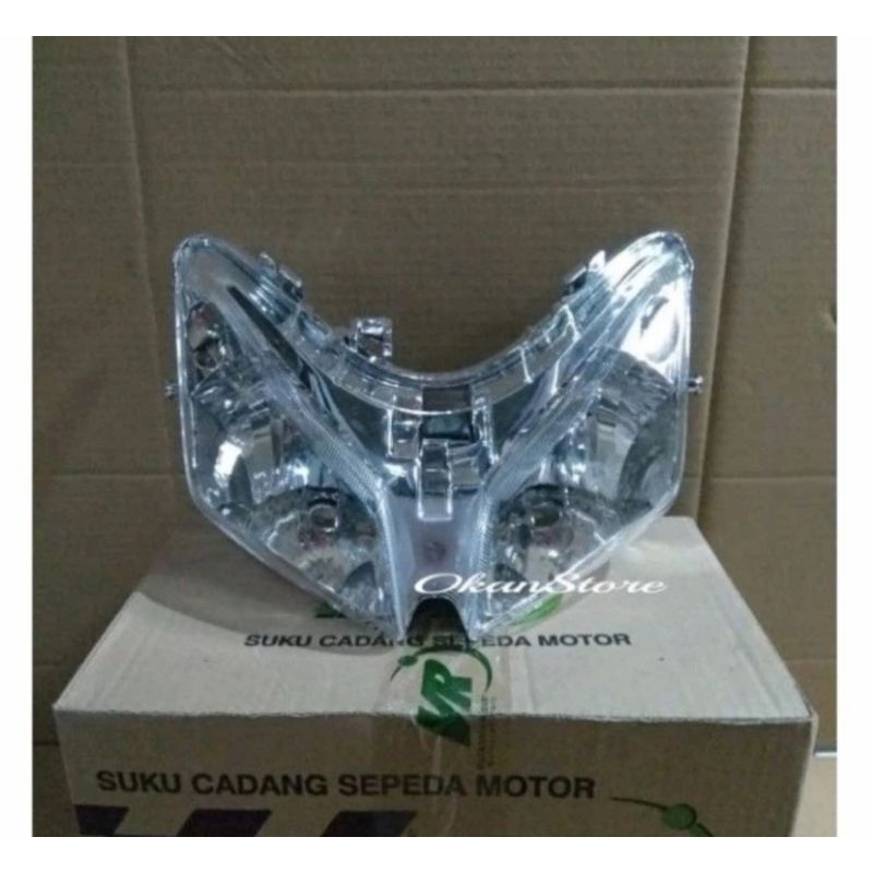 reflektor lampu mika depan vario 110 karbu lama