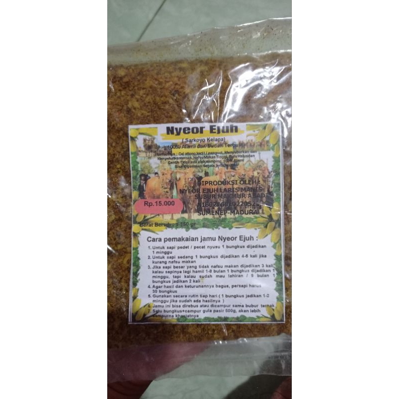 JAMU NYEOR EJUH UNTUK SAPI KAMBING KUDA