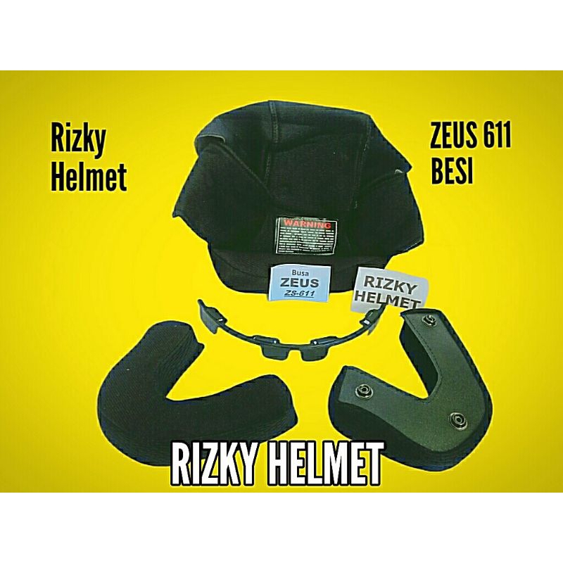 Busa Helm ZEUS 611 kancing besi, Busa Helm Zeus 611 Besi