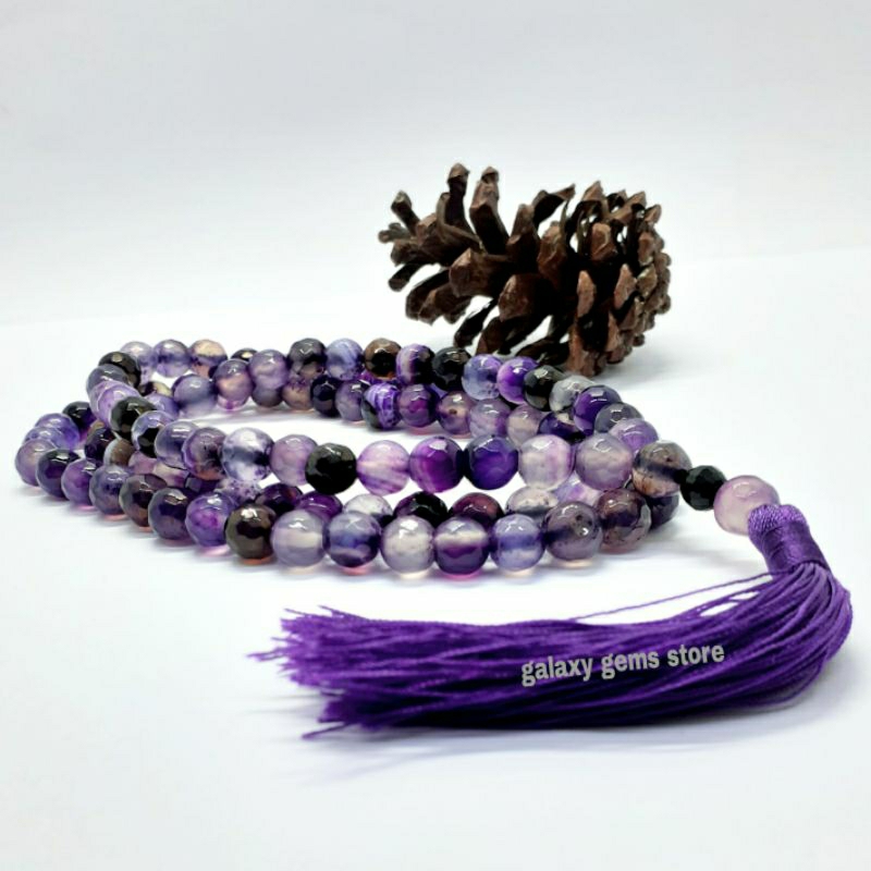 TASBIH BATU KECUBUNG ASLI 99 BUTIR 8 MM