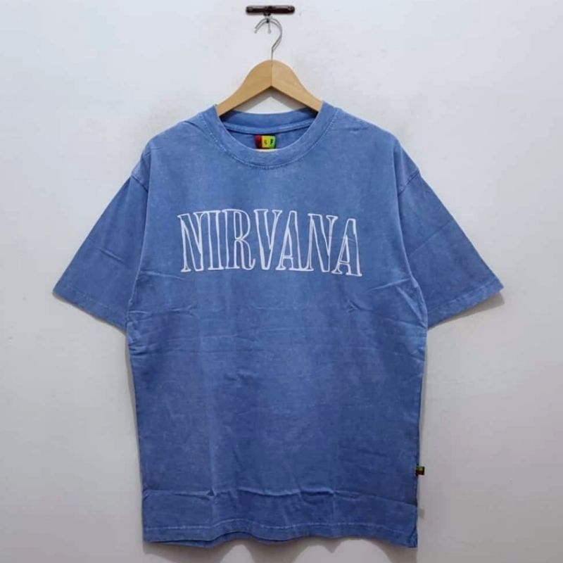 Kaos Baju T-shirt Nirvana server the servans tie dye tees
