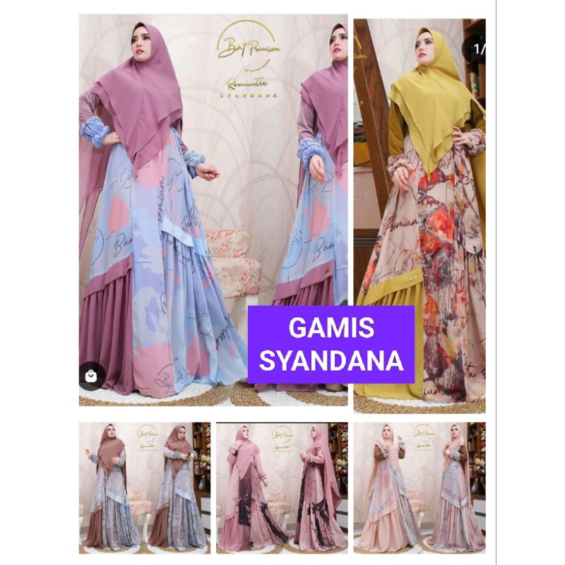 Gamis Syari premium Syandana by Baenetta