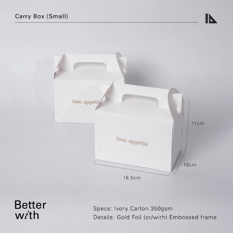 

Kotak Kue / Carry Box Small Polos Uk. 16,5 X 10 X 11,5 cm ( isi 10 pcs )