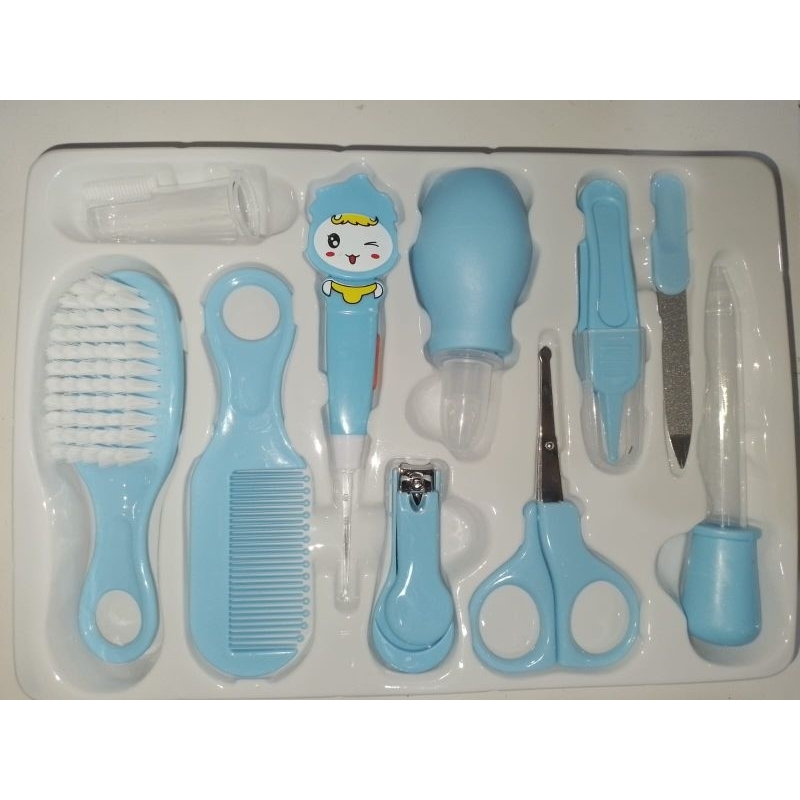 Baby Care Manicure Kit Set Perlengkapan Perawatan Gunting Kuku Sisir Bayi 10 in 1 / 6 in 1 Baby Care Kit  Gift Set Peralatan Bayi New Born Kado Lahiran Baby Care Baby Nail Set Care Alat Perawatan Bayi Set Lengkap /Baby Care kit set / Baby Gift Set 10 in 1