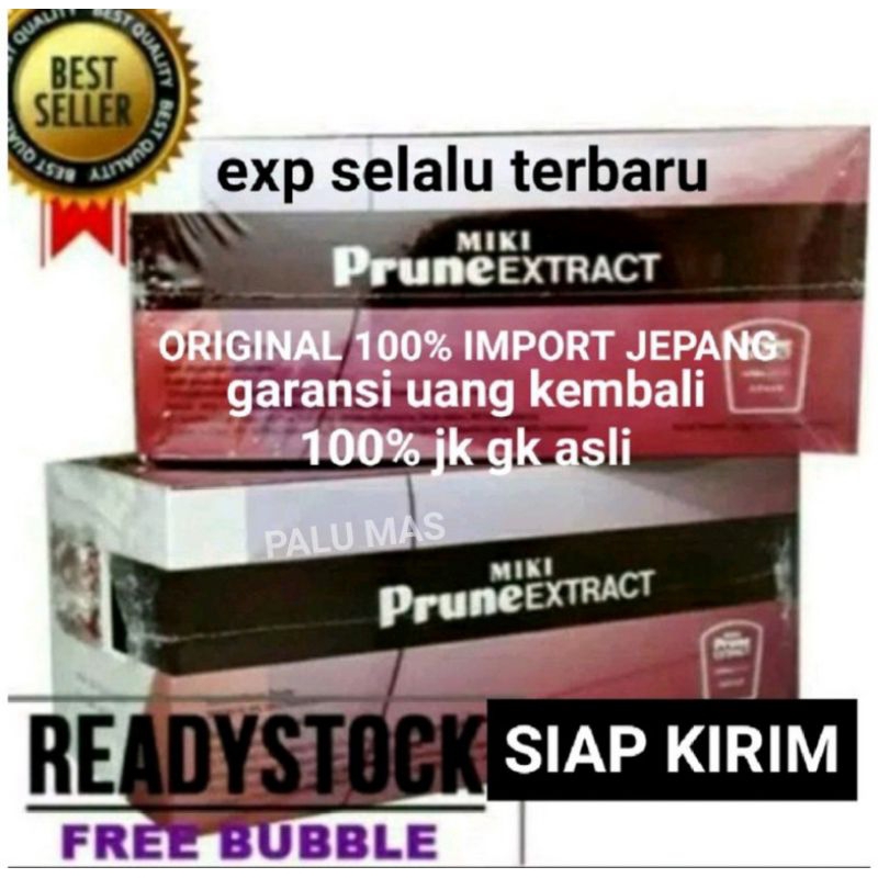 

siap kirim miki prune stick stik 30 sachet original jepang