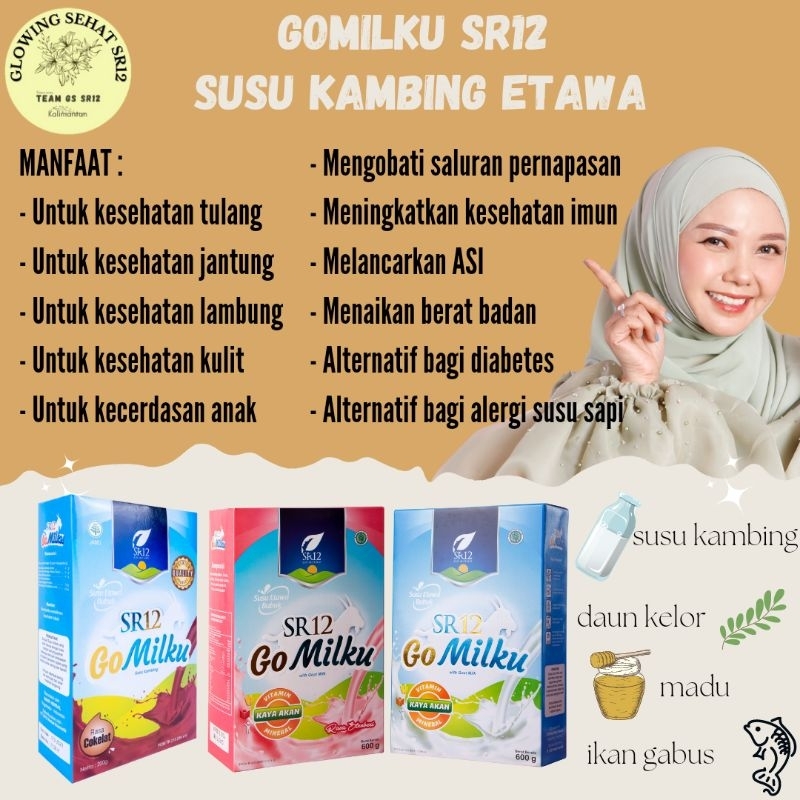 

Go Milku SR12/ SUSU PROMIL / SUSU MENAIKAN BERAT BADAN / Susu Kambing Etawa Gomilku