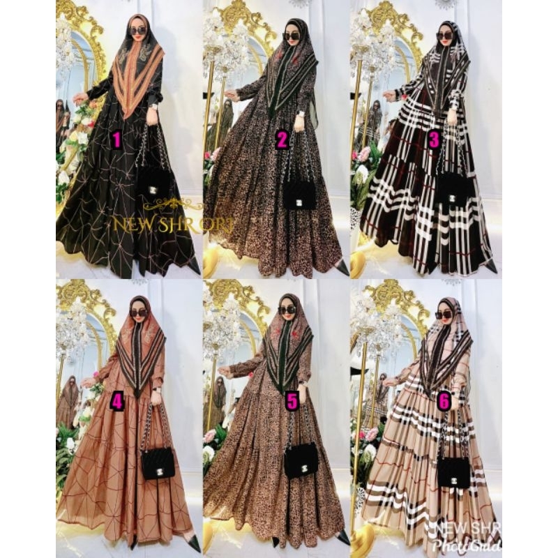 COD  NEW SHR ORI 100% SYARI WOLLFIS MOTIF LABA MACAN TUTUL BB PREMIUM SYAHIRA