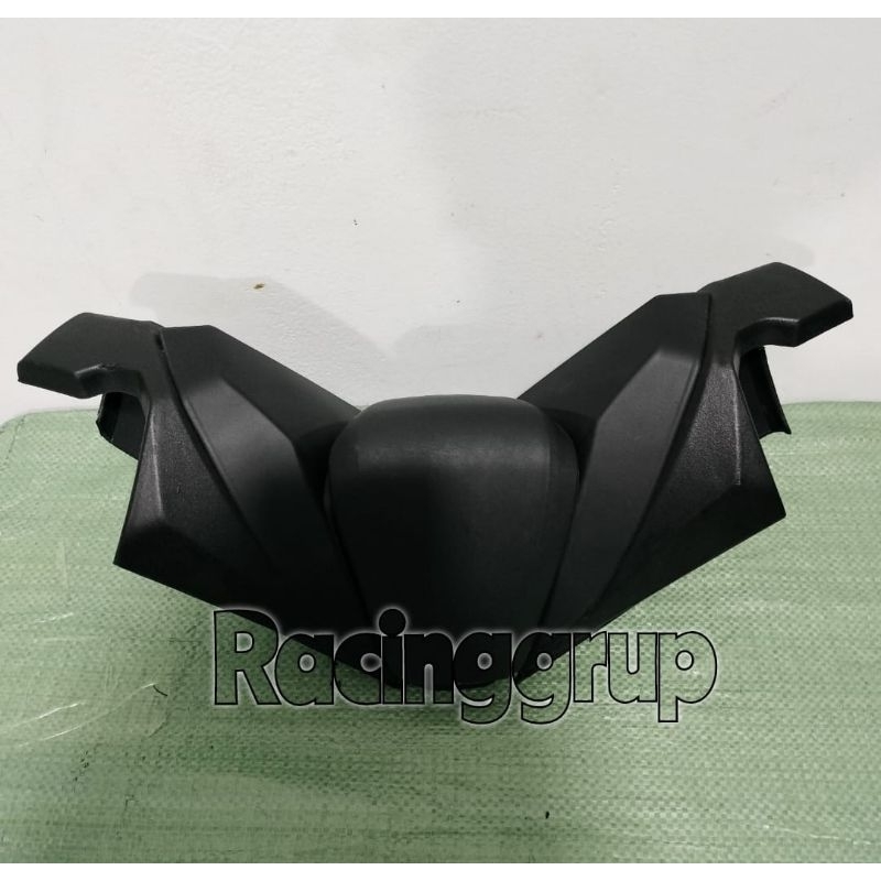 COVER TUTUP STANG PLASTIK ABS HONDA PCX 150 DAN 160 NEW PNP TINGGAL PASANG_BLACK