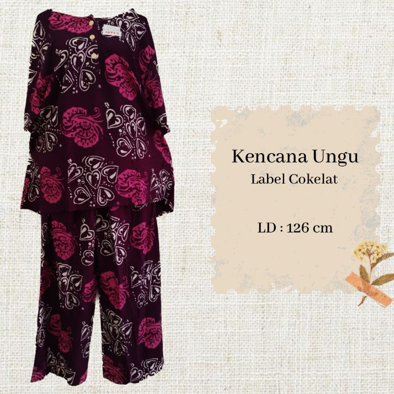 Daster Kencana Ungu // Kencana Ungu Original // Daster // Daster Setelan