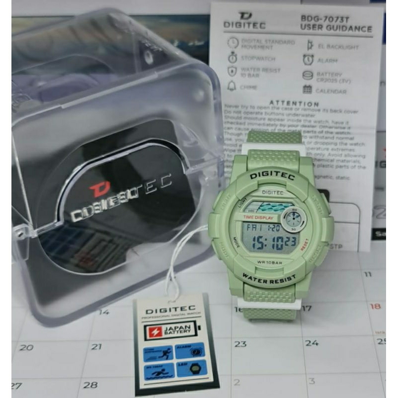 DG 7073 ORIGINAL WANITA JAM TANGAN TERLARIS GARANSI DIGITEC 7073p