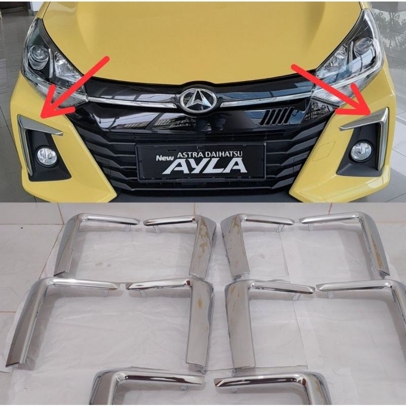 list foglamp ayla facelift 2020-2023