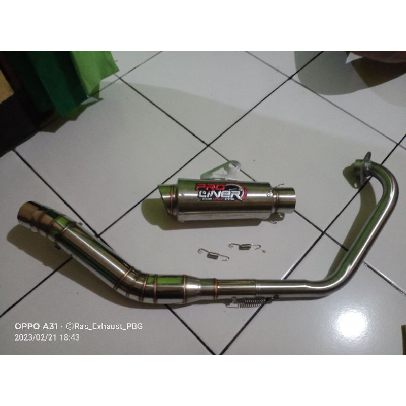 knalpot racing proliner Yamaha R15 v2