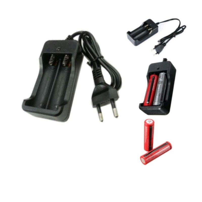 CHARGER BATERAI SENTER/BATERAI 18650