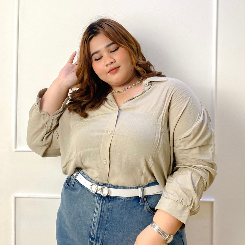 Aluna Shirt Oversize | Kemeja Jumbo