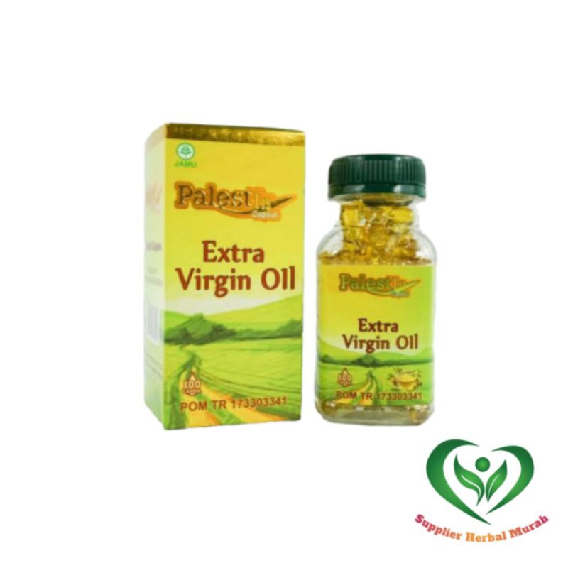Kapsul Minyak Zaitun Palestine Extra Virgin Oil 100 Kapsil ORIGINAL