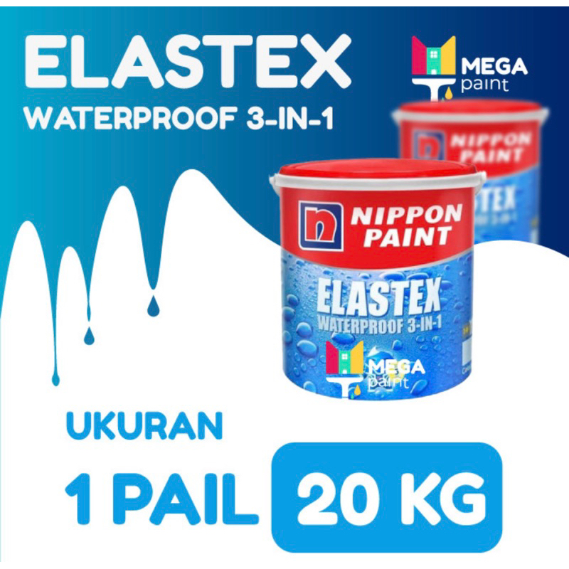 CAT ELASTEX WATERPROOF 20 KG NIPPON PAINT READY MIX