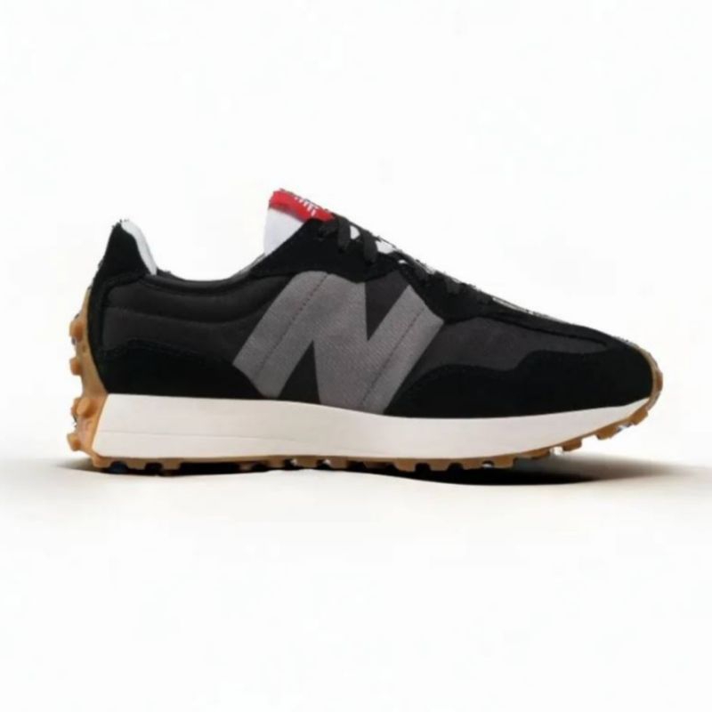 Sepatu NB New Balance 327 Black Grey White MS327STC Original