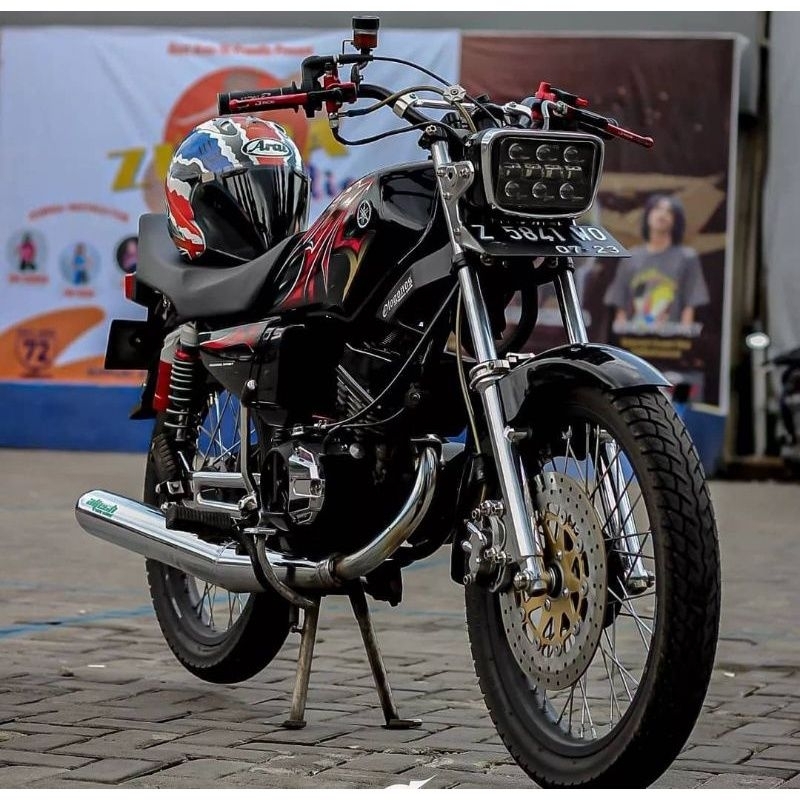 STRIPING ORI YAMAHA RX KING 2006 hitam merah LIS STICKER DECAL RX KING STANDAR RX KING 2006