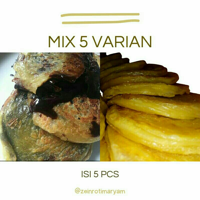 

[PREMIUM] Roti Maryam Frozen Isi 5 Varian Mix